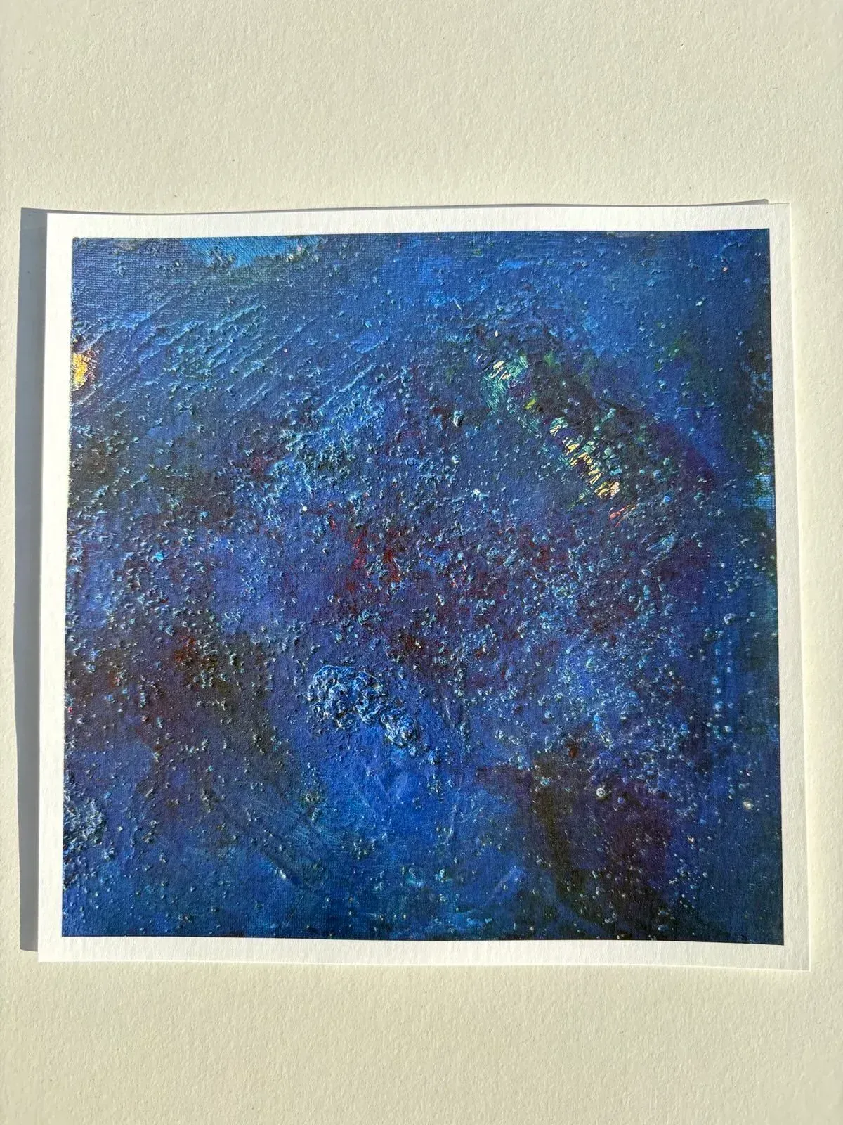 The Awakening — acrylique et pastels sur toile 25 × 25 cm (3 panneaux), MORIS · Unfocus Art (2025) — Panneau droit