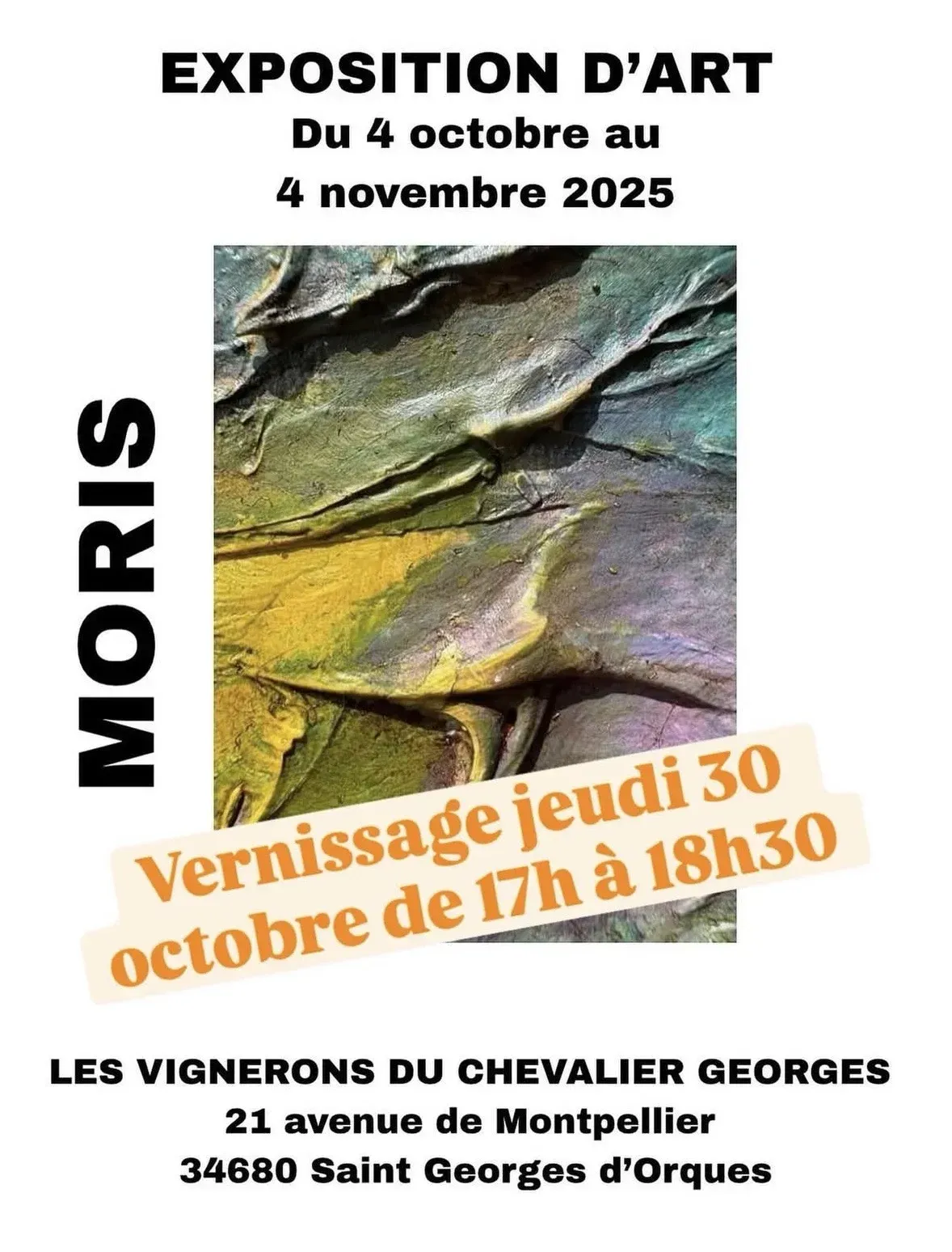 Affiche — Les Vignerons du Chevalier Georges — MORIS, Unfocus Art