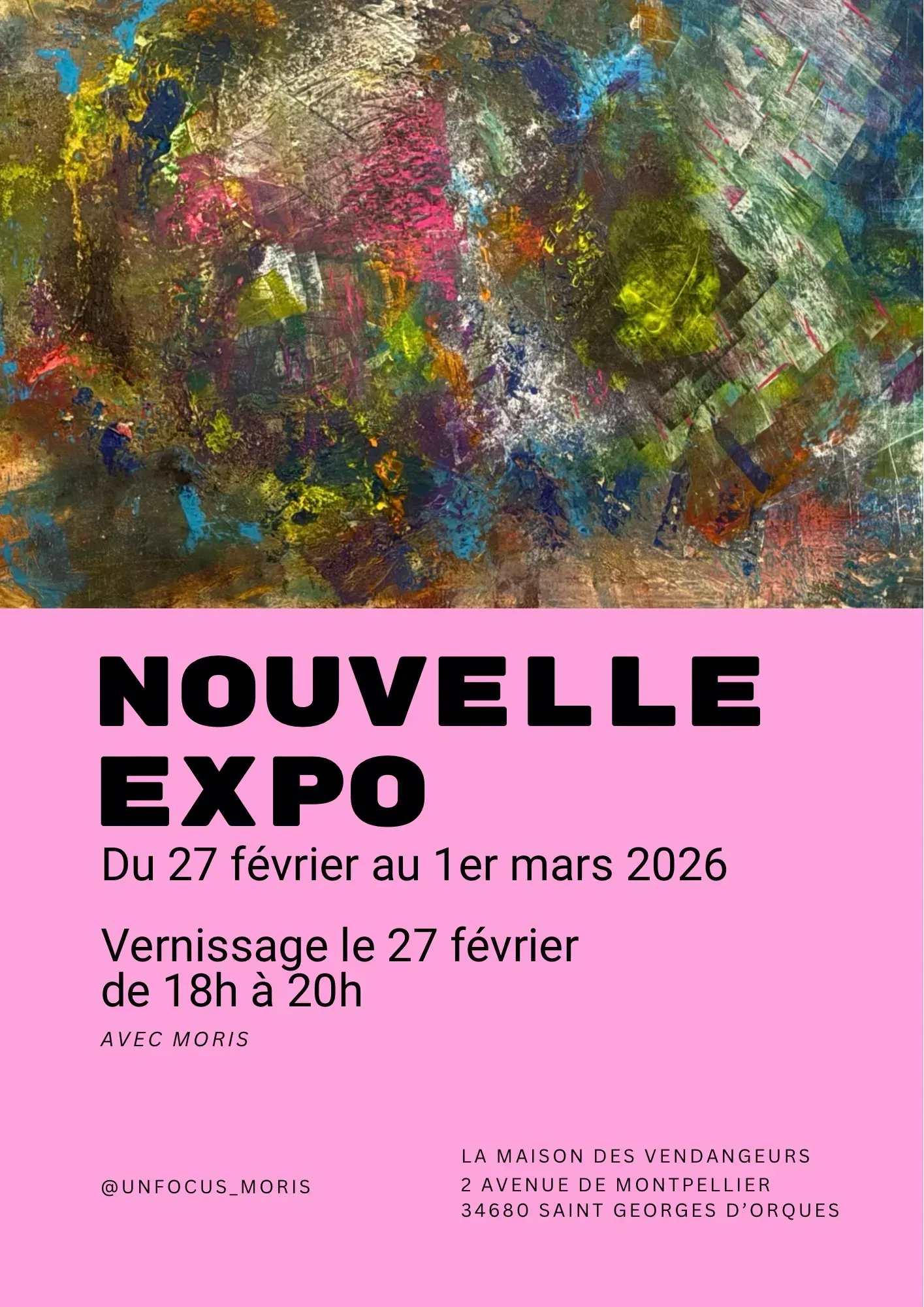 Affiche — Maison des Vendangeurs — MORIS, Unfocus Art